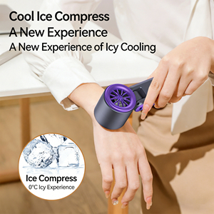 New <b>handheld</b> folding cooling USB <b>fan</b> rechargeable suitable for student dormitories brushless motor - Product Image 2