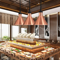 Lampe chauffante XIDA pour la restauration, les buffets, les supermarchés - 5 heures de chauffe, énergie efficace, classe énergétique, plusieurs pays
