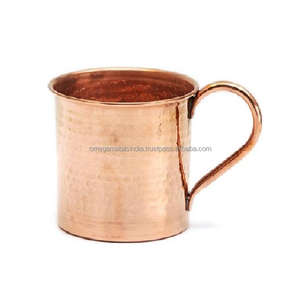 8 Mugs en cuivre de moscou avec poignée en métal, chope pour le service de bière - Product Image 3