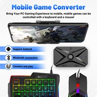 Adaptador de Teclado y Ratón Inalámbrico Gamwing M1 Pro BT para Juegos Móviles en Teléfonos/Tabletas Android con Función de Apuntar y Disparar