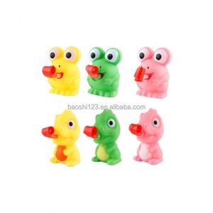 Jouet anti-stress viral grenouille langue sortie, sifflet BB, dinosaure à souffler, jouet compressible rebondissant pour la décompression - Product Image 2