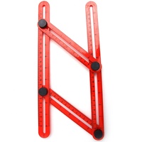 Règle pliante en plastique durable, qualité DIY, marque CJTOOL, garantie 3 ans, personnalisable OEM, réglable pour les mesures complexes de carreaux