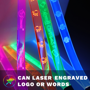 Cadeau promotionnel joyeux Noël d'échantillon gratuit lanière clignotante LED lumineuse avec design personnalisé - Product Image 2