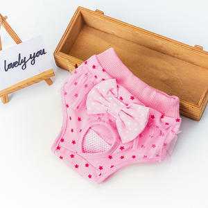 Venda quente fraldas laváveis para cães femininas fraldas reutilizáveis para animais de estimação calcinha de calor período menstrual calças para cães - Product Image 1