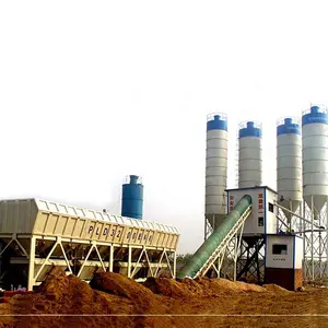Chinese Manufacturer Concrete Batching and Mixing Plant Admixture withe Free Spare Parts 50 60 75m3