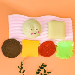 新しい国境を越えた漫画のアニマルバーガー楽しさとストレス解消DIYシミュレーション食品遊びストレス解消おもちゃ - Product Image 5