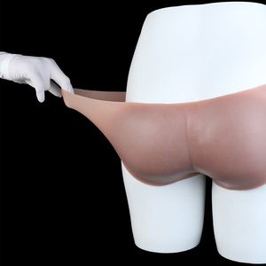 Wearable Hollow <b>Dildo</b> Male Penis Sleeve Enhance <b>Pants</b> 8.66 Inch Long Male Penis Enlarger Sheath Elastic Harness for Transgender - Product Image 5