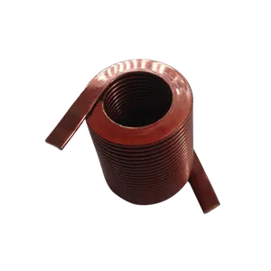 Bobina de ar específica para o cliente, bobina de ar cilíndrica/retangular, fio plano de cobre