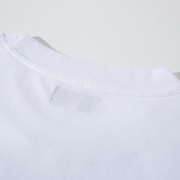 Camiseta de manga corta de remium, camisa de cuello redondo