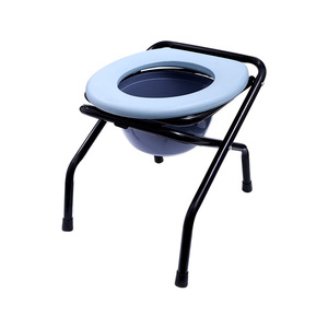 Lfcare Medical <b>Commode</b> <b>Chair</b> Foldable Non Slip For Elderly Pregnant One Size Carbon Steel - Product Image 5