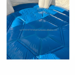 Mini castillo inflable de duende navideño alegre uso interior/exterior con aprobación ASTM CPC - Product Image 1