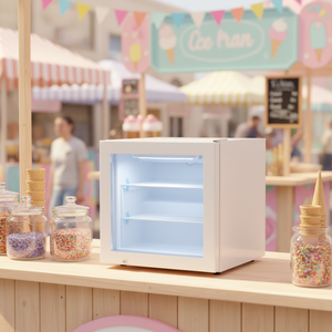 Mini Refrigerador de 55L para Comedor, Bar, Helados, con Congelador LED - Product Image 1