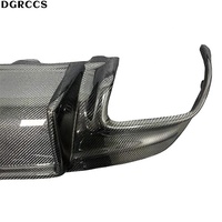 Diffuseur de pare-chocs arrière en fibre de carbone de style FD pour Mercedes-Benz CLA W117 C117 2013-2019 avec installation facile
