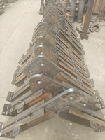 Colonne de support soudée sablée Sa2.5, pièces de machines de construction, pièces de rechange robustes