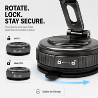 Elegante Soporte Magnético Flexible para Teléfono con Brazo Telescópico, Rotación de 360°, Altura Ajustable, Base de Succión Segura y Duradera, RoHS