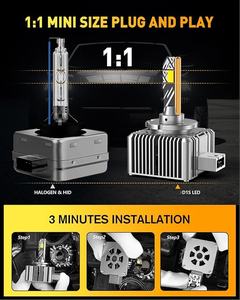 120W 24000 <strong>Lumens</strong> Led Headlights D1S D2S D3S DS4 D5S Double Copper Tubes D1S D2S Car Auto Led LED Car Headlight - Product Image 4