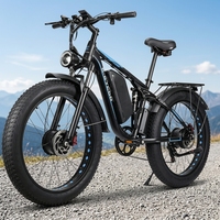 Vélo électrique à pneus larges FLM EB7Pro 26 pouces, 52V 2000W, double moteur, 23AH, frein hydraulique, pour adultes, entrepôt UE