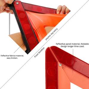 Triangolo di avvertimento universale GPPS + HIPS triangolo strumento di emergenza per auto segnale di avvertimento triangolo - Product Image 3