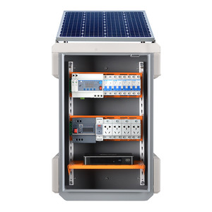 Armoire extérieure pour équipement télécom de station de base 5G IP55 avec ventilateur et climatiseur, boîtier de contrôle étanche N2-4620 N2-46 - Product Image 1