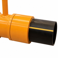 Válvula de Bola Manual con Brida de Gas PE-F.S (Acero al Carbono) OEM