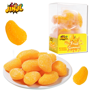 Çin şeker üreticisi <50% meyve suyu, lal aperatifler içeren <span class=keywords><strong>Mango</strong></span> aromalı şekilli Gummies toptan. - Product Image 3