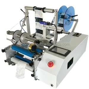 Solution d'étiquetage de bouteilles, machine d'étiquetage manuelle pour bouteilles de boissons en verre, machine d'étiquetage semi-automatique abordable pour bouteilles en verre et PET - Product Image 2