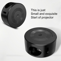 YT200 Mini proyector LED Tamaño de La Palma Proyector de video 1080P Puertos múltiples 1500 Lúmenes LCD con altavoz Misma pantalla HD Home Theater