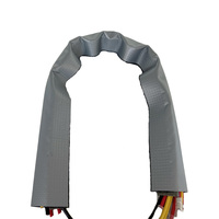 Manchon de protection pour câbles en PVC écologique auto-adhésif à fermeture auto-agrippante