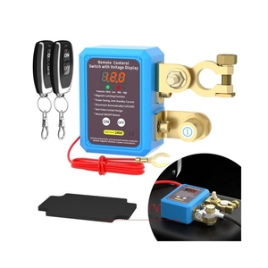 Interruttore Relè Wireless 240A 12V DC per <span class=keywords><strong>Auto</strong></span> <span class=keywords><strong>con</strong></span> <span class=keywords><strong>Telecomando</strong></span>, Interruttore di Disconnessione Batteria Potenziato <span class=keywords><strong>con</strong></span> Display LED - Product Image 3