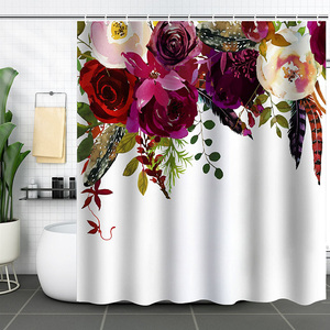 <span class=keywords><strong>Rideau</strong></span> <span class=keywords><strong>de</strong></span> <span class=keywords><strong>douche</strong></span> en tissu imperméable à l'eau avec motif floral <span class=keywords><strong>de</strong></span> plantes aquarelle, 72x72 pouces, hôtels, <span class=keywords><strong>vert</strong></span> <span class=keywords><strong>sauge</strong></span>, eucalyptus, avec crochets - Product Image 5