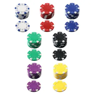 专业赌场条纹骰子11.5克扑克筹码