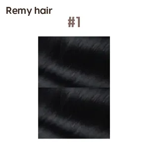 100 Remy rambut manusia kualitas tinggi ekstensi rambut ditarik ganda stok besar dalam berbagai warna dan panjang