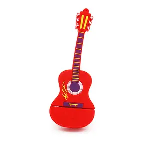 Venta directa de fábrica instrumento musical muñeca dibujos animados USB flash drive 8g regalo personalizado 16G violín piano guitarra 32G 64G personalizado