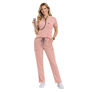 NIAAHINN Tenues d'infirmière unisexes pour hôpital, uniformes d'infirmière, fabricants et fournisseurs, uniforme d'hôpital à col en V, ensemble de blouses médicales pour infirmières - Product Image 5