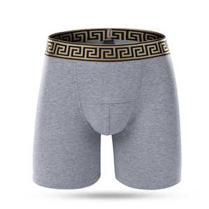 Di alta qualità in cotone 95% 5% spandex mutandine da <span class=keywords><strong>uomo</strong></span> a gamba lunga Boxer cotone biancheria intima nuova elegante a gamba lunga - Product Image 2