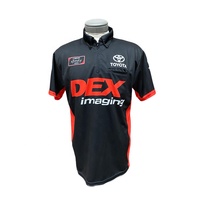 Maillot de course de moto de sublimation de haute qualité Racing Crew Polo Quarter Zip Shirt Motorcycle & Auto Racing Wear