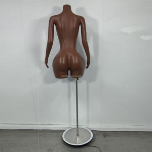 Corpo caldo in plastica a grandezza naturale grande busto culo Sexy XX ragazza costume da bagno Bikini mutandine da spiaggia femminile manichino senza testa - Product Image 4