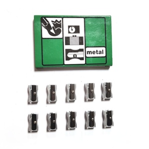 Sacapuntas Manual de Metal Rectangular para Oficina y Escuela, Sacapuntas para Niños y Estudiantes - Product Image 2