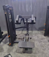 DINUO Appareil Commercial de Musculation à Poids Chargés Réglable pour Hack Squat, Entraînement des Fessiers, Jambes, Cuisses et Ischio-jambiers, Machine d'Entraînement de la Partie Inférieure du Corps