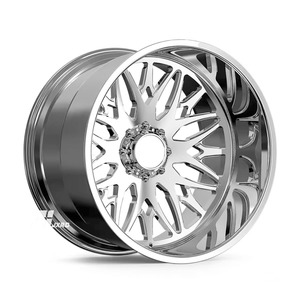 ล้ออัลลอยปลอมแปลงแบบลึกสำหรับรถกระบะ Ford <span class=keywords><strong>GTR</strong></span> Dodge F2500 20-30นิ้วรถออฟโรดขนาด8x170 8x180 6X139.7สำหรับ C10 F150รถ<span class=keywords><strong>กระบะ</strong></span> - Product Image 1