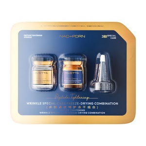 Sérum de soin de la peau anti-âge blanchissant OEM/ODM, solution <span class=keywords><strong>en</strong></span> ampoule, <span class=keywords><strong>poudre</strong></span> lyophilisée à 3 peptides, activité anti-rides - Product Image 1