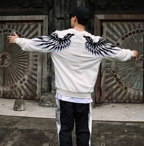 Custom logo Long Sleeve Hoodie Embroidery Pattern <strong>Funky</strong> Pullover Sweatshirts Coat for Unisex - Product Image 5