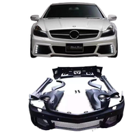 Neues Mercedes-Benz SL R230 Carbon-Karosserie-Kit mit Clips Verbesserte WD Front-/Heckschürze Radlaufverbreiterung Spoiler