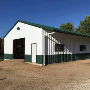 Cheap china large prefabricated horse stables steel horse arena poultry shed construction temporary stables panels for sale