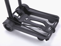 Carrito de Compras Plegable de Cuatro Ruedas con Asa, Remolque Portátil para Equipaje, Carrito de Supermercado OEM