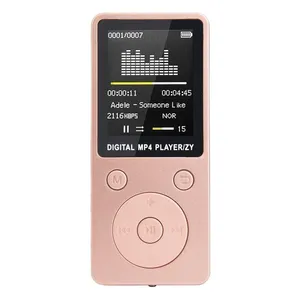 Reproductor de música MP4 portátil de buena calidad, grabadora FM, Walkman, Mini compatible con música, Radio, grabación, MP3