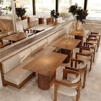 Sièges de stand modulaires modernes en cuir Nappa tissé beige, sièges de stand de canapé demi-rond, canapé de restaurant
