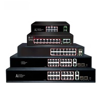 Switch PoE Gigabit de 8 Puertos, Industrial, No Administrado, Resistente al Agua, para Exteriores, 48v 1000mbps, para Cámaras CCTV Inalámbricas