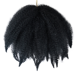 Tresses synthétiques Afro au Crochet Marley, Extensions de cheveux pour femmes noires Kanekalons, tresses crépues torsadées - Product Image 6