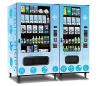 Distributeur automatique de boissons et de snacks avec système de refroidissement à grande capacité